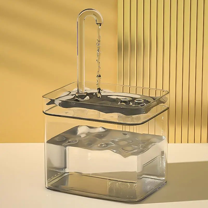 Paw-sitively Purr-fect USB Water Fountain: The Silent Hydration Station for Your Furry Friends (Just Plug It In and Let the Splashing Begin!)
