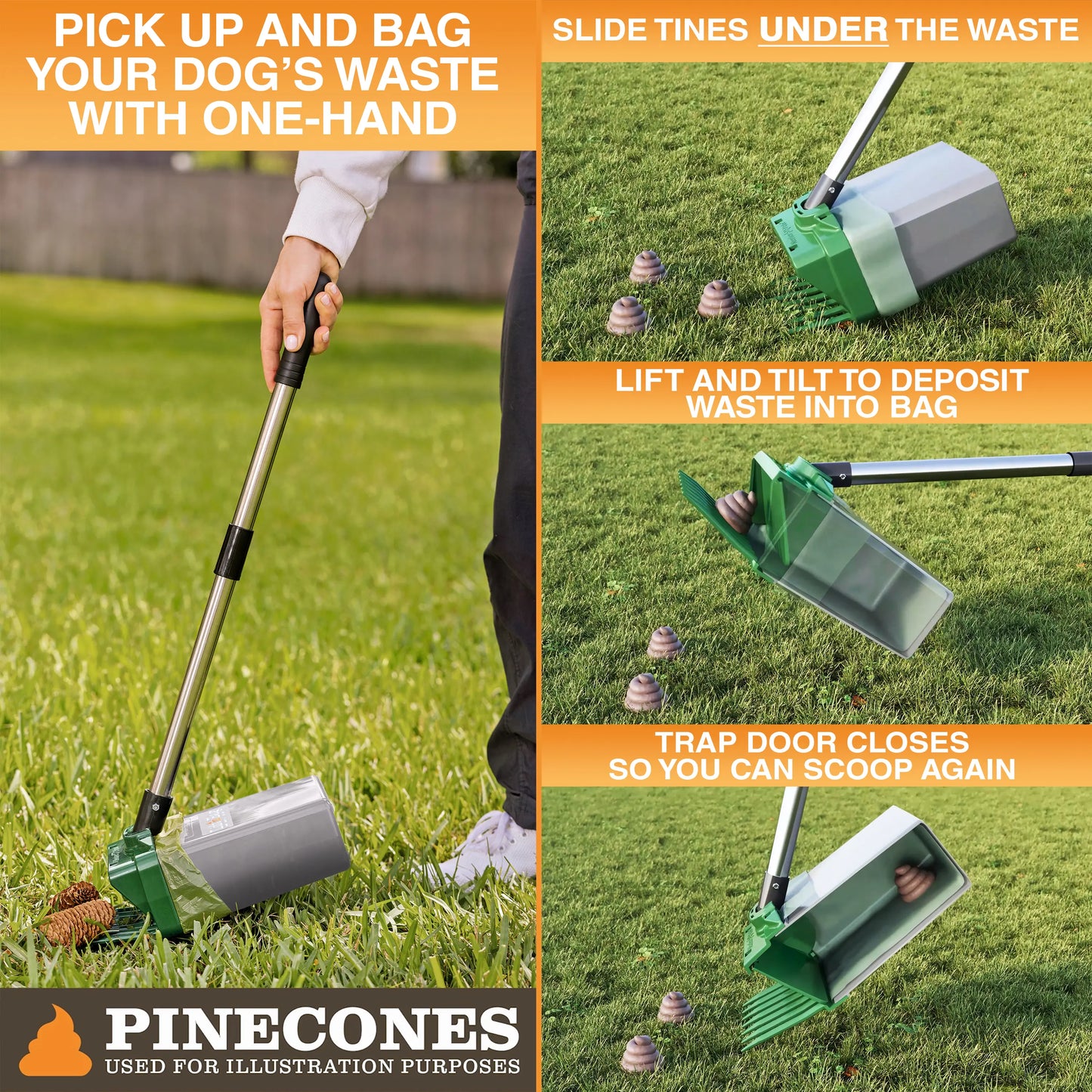 NEATER PETS Poop Picker Upper 2.0: The Ultimate Doggie Doodie Grabber - Because Your Hands Deserve a Break!