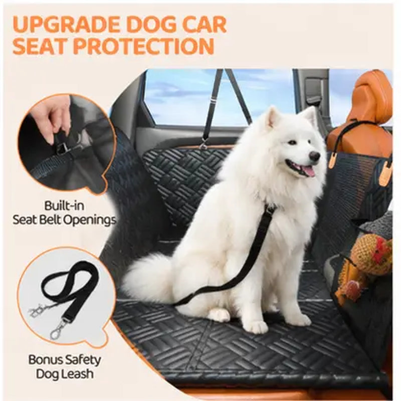 Woof-tastic Backseat Bodyguard: The Ultimate Doggie Shield Against Muddy Paws and Car Shenanigans!