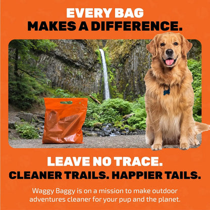 Wag Your Poop Away: The Smell-Proof, Double Trouble Doggie Duty Bags with a Handle for Your Adventures in Turd-ology, 10 Count!