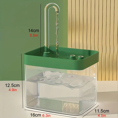 Paw-sitively Purr-fect USB Water Fountain: The Silent Hydration Station for Your Furry Friends (Just Plug It In and Let the Splashing Begin!)