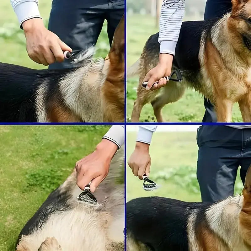 Fur-tastic Doggie De-Shedding Comb: Unleash the Hairy Beast!