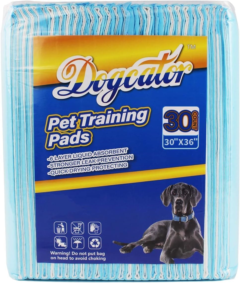 Mega Doggy Diapers: 30 Extra-Large Pee Pads for Pooch Potty Parties, Because Your Pup Deserves a Royal Throne!