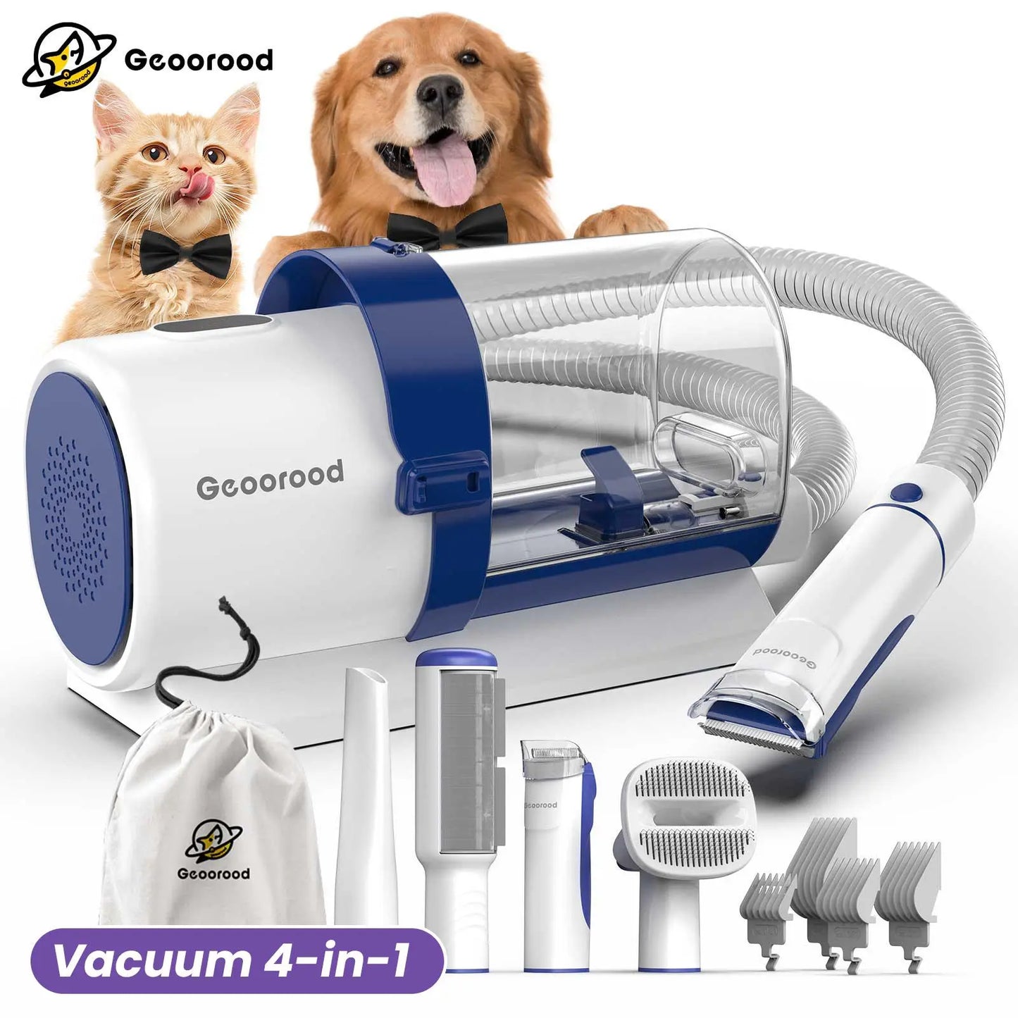 Geoorood's Fur-ocious Vacuum Brush: The Ultimate Dog Spa Experience for the Pup Who Hates Baths! 🐾💨 #FurryTornado #PetGroomingAdventures