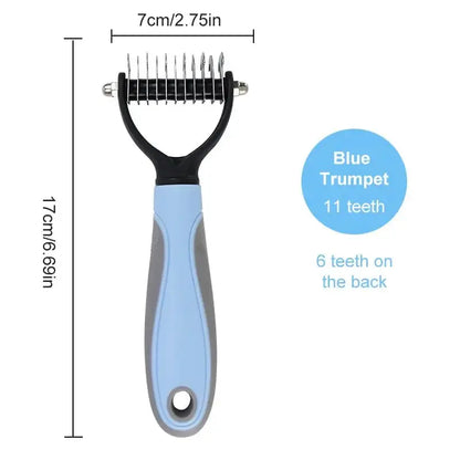 Fur-tastic Doggie De-Shedding Comb: Unleash the Hairy Beast!
