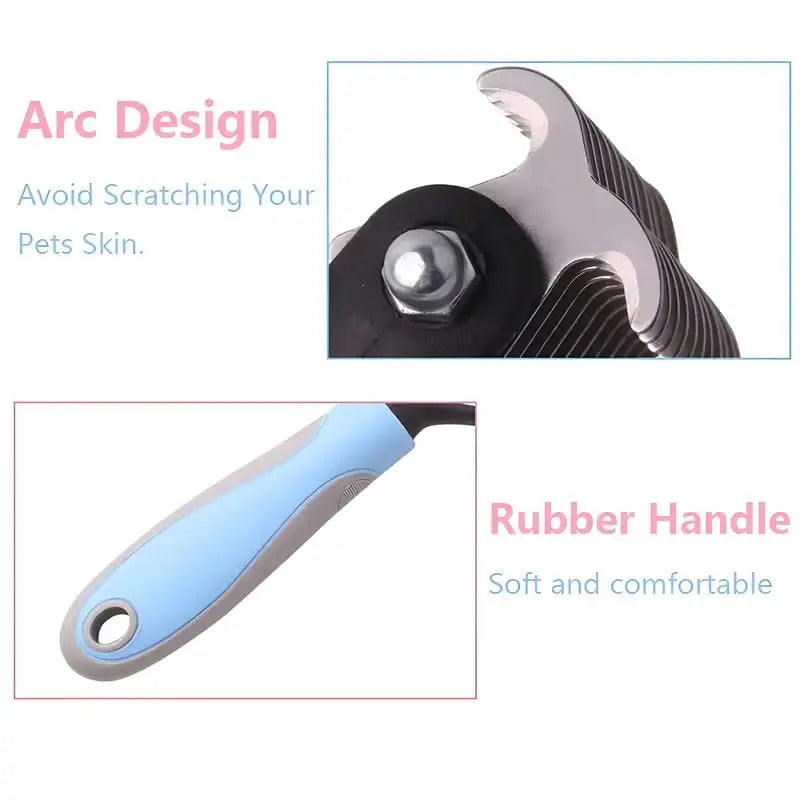 Fur-tastic Doggie De-Shedding Comb: Unleash the Hairy Beast!