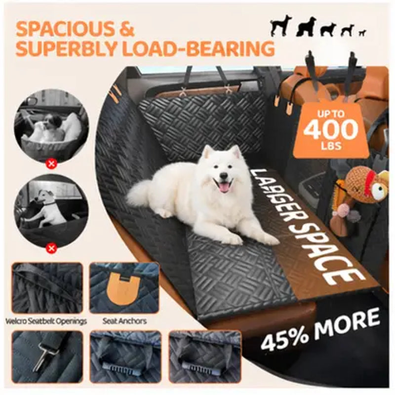 Woof-tastic Backseat Bodyguard: The Ultimate Doggie Shield Against Muddy Paws and Car Shenanigans!