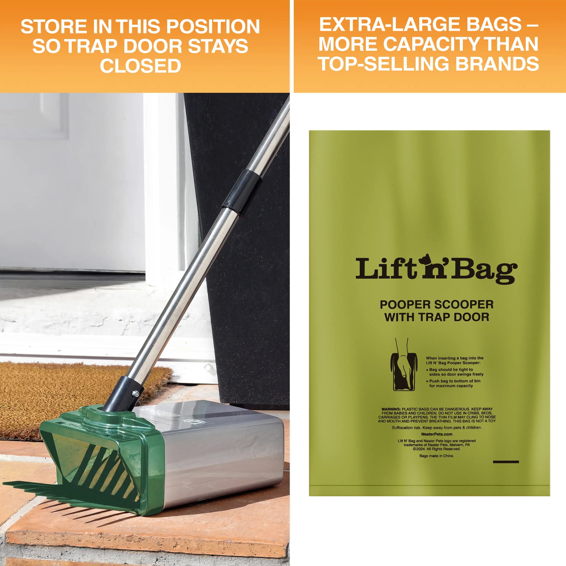 NEATER PETS Poop Picker Upper 2.0: The Ultimate Doggie Doodie Grabber - Because Your Hands Deserve a Break!