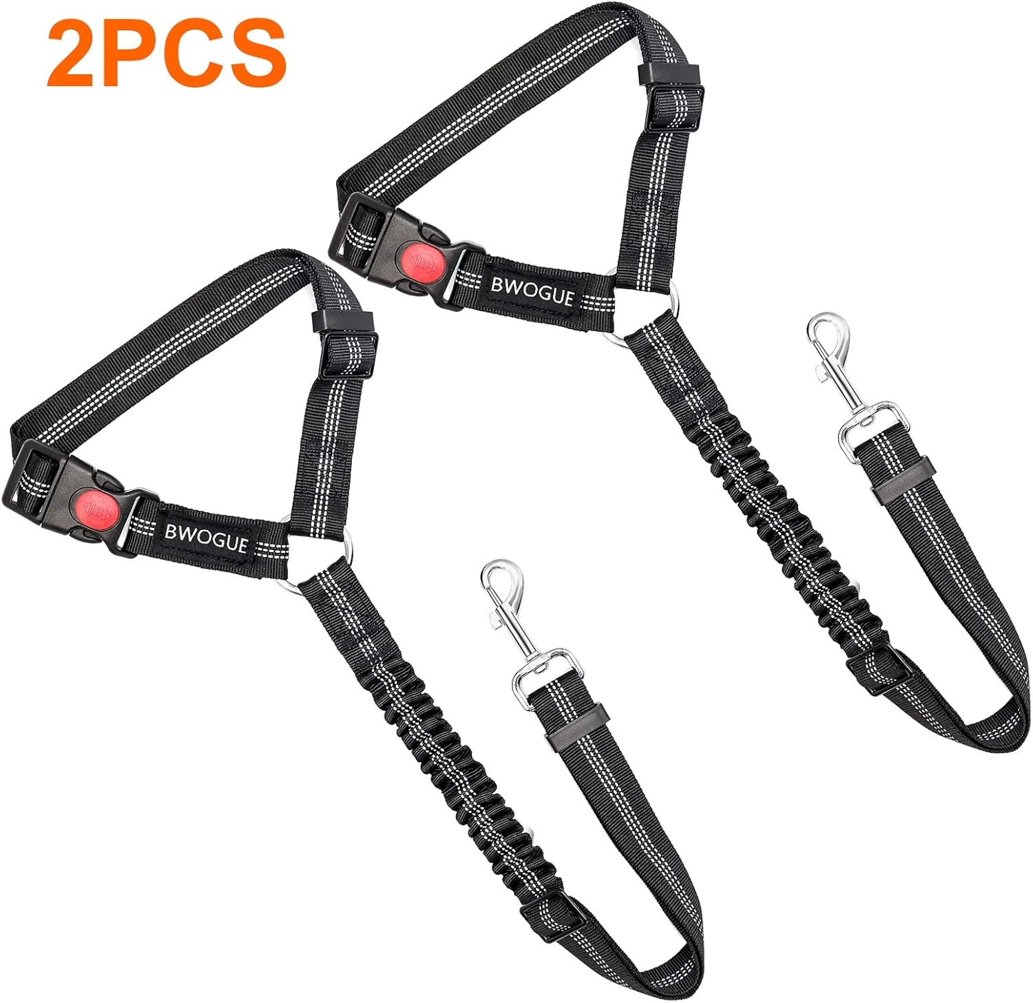 Two Packs of Furry Road Trip Seatbelts: Keeping Your Pup and Purr-fect Passenger from Taking the Wheel!