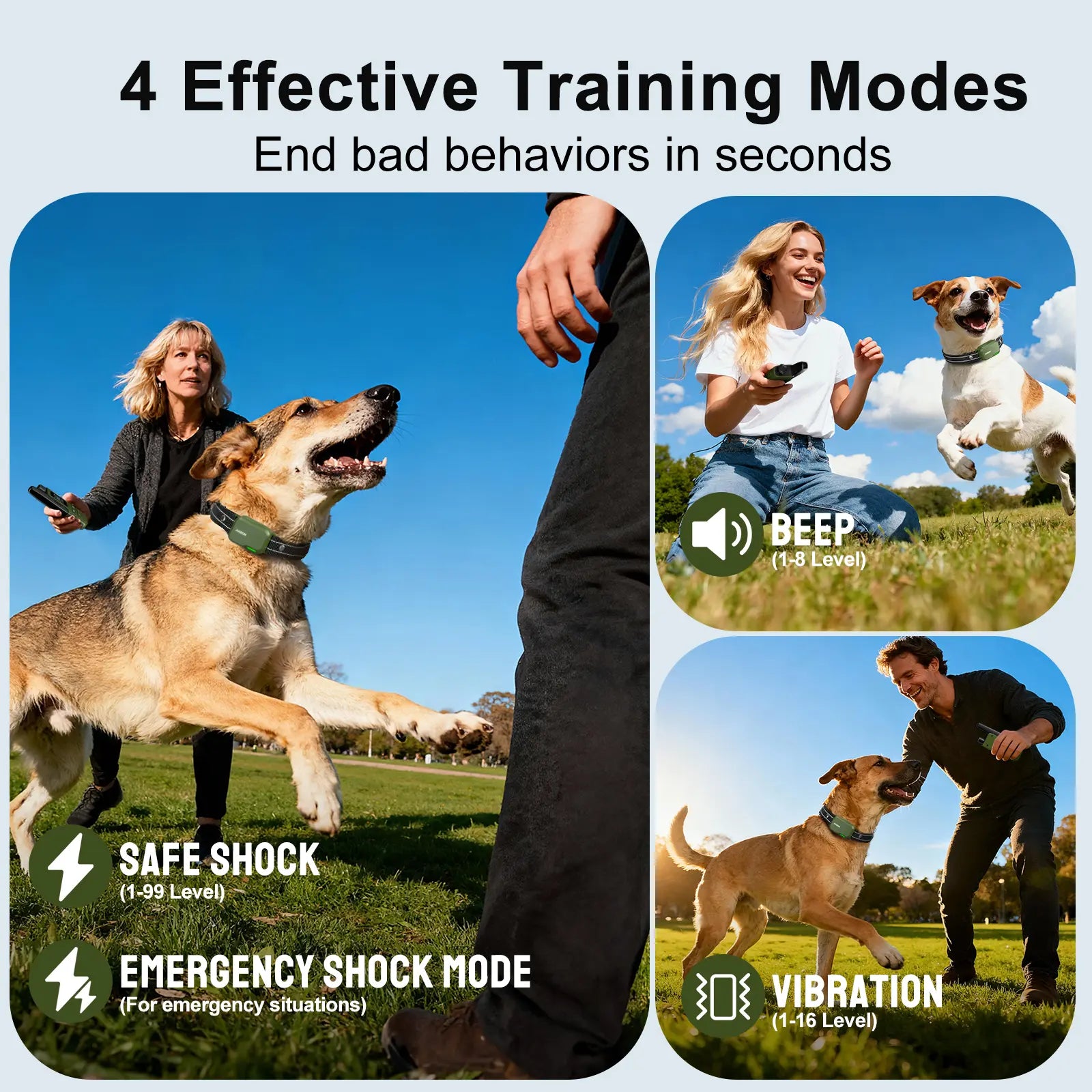 JUGBOW Doggie Do-What-I-Say Necklace: 4500FT of "Stop That!" Magic, Waterproof for Splashy Shenanigans, and Rechargeable for Endless Barking Battles!