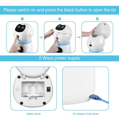 Smart 3.5L Automatic Pet Feeder - Voice Programmable Timer & Stainless Steel Bowl for Cats and Dogs