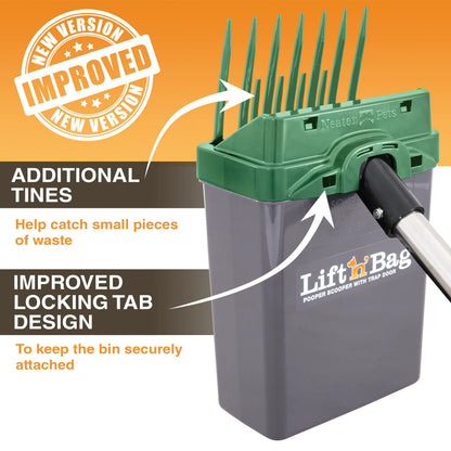 NEATER PETS Poop Picker Upper 2.0: The Ultimate Doggie Doodie Grabber - Because Your Hands Deserve a Break!