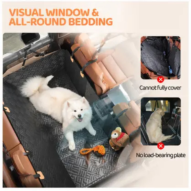 Woof-tastic Backseat Bodyguard: The Ultimate Doggie Shield Against Muddy Paws and Car Shenanigans!