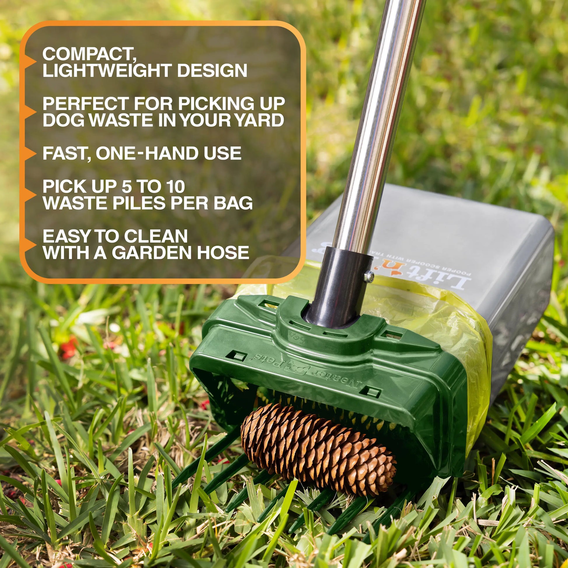 NEATER PETS Poop Picker Upper 2.0: The Ultimate Doggie Doodie Grabber - Because Your Hands Deserve a Break!