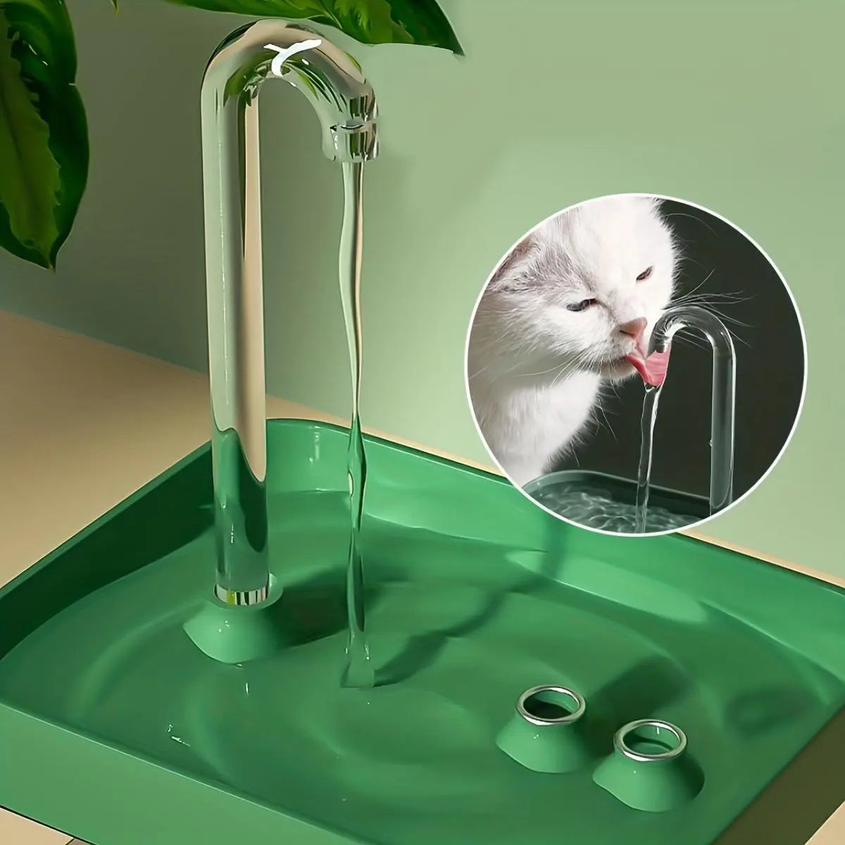 Paw-sitively Purr-fect USB Water Fountain: The Silent Hydration Station for Your Furry Friends (Just Plug It In and Let the Splashing Begin!)