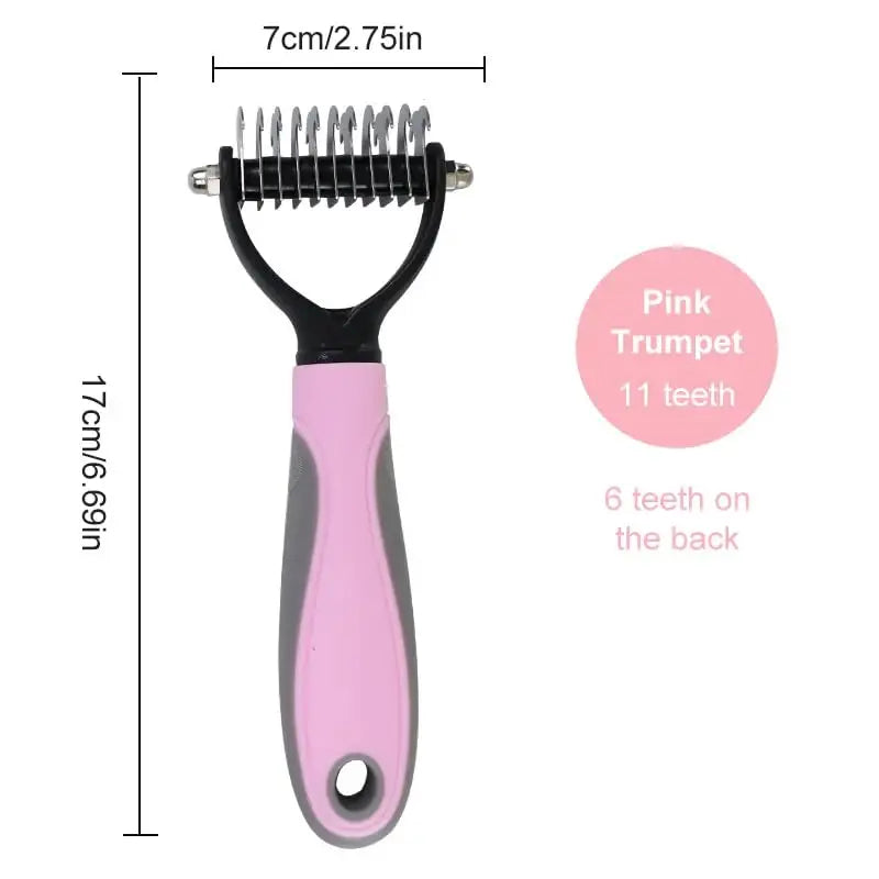 Fur-tastic Doggie De-Shedding Comb: Unleash the Hairy Beast!