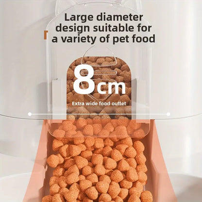 The Purr-fect Hydration Station: A Fancy Feline Fountain with a Snack Sink, No Batteries Required, for Thirsty Tails and Clean-Up Challenged Humans!